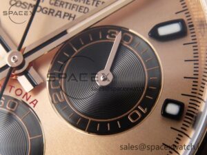 Rolex Daytona 116505 Clean 1:1 Best Edition RG Dial Black Markers on RG Bracelet SA4130 V2 - Image 10