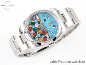 Rolex Oyster Perpetual 126000 36mm EWF 1:1 Best Edition 904L Steel Celebration Dial A3230 - Image 6