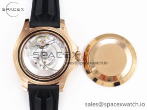 Rolex Yacht-Master 126655 C+SF Best Edition Black Ceramic Bezel on Oysterflex Strap VR3235 - Image 16