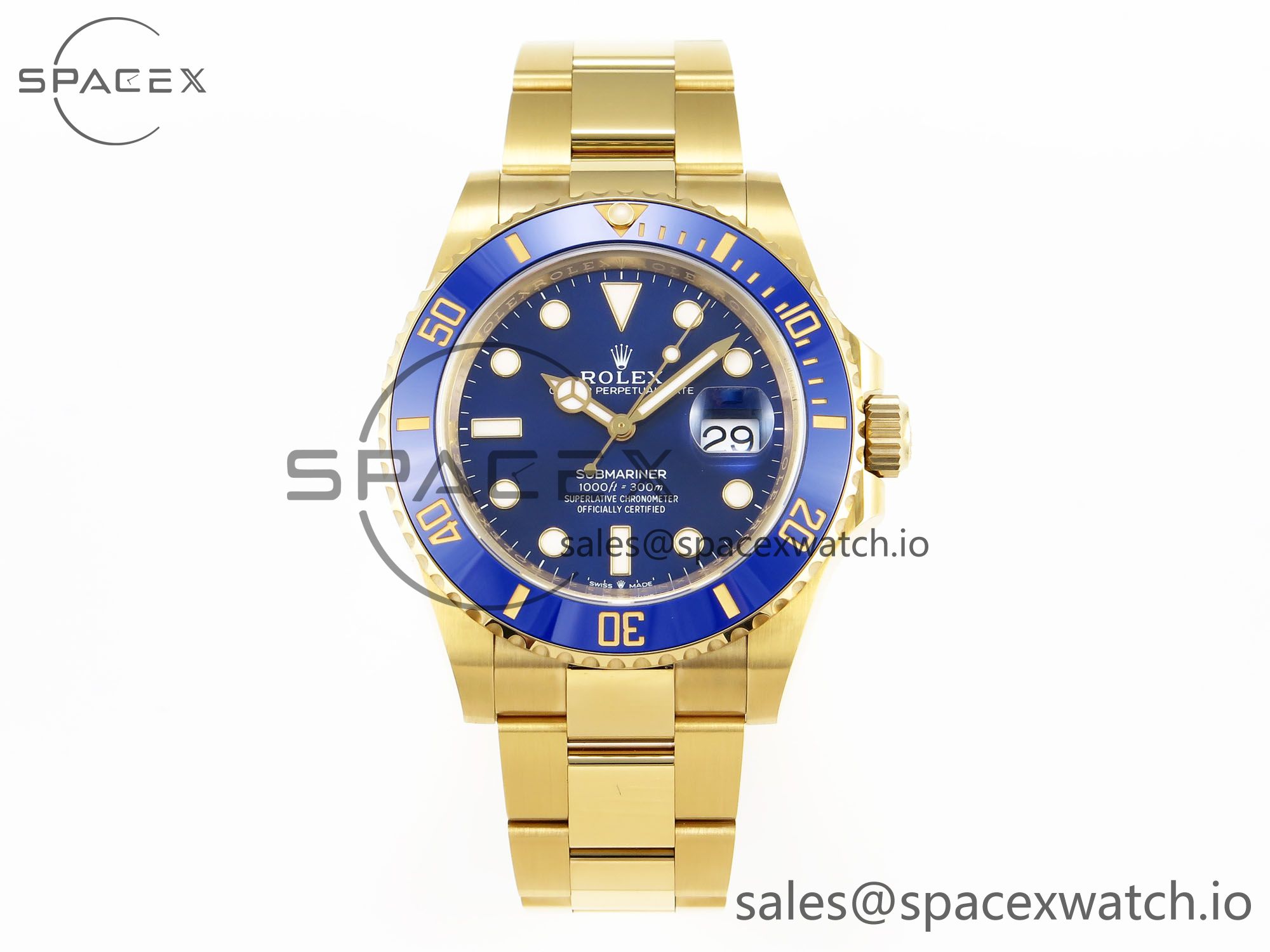 IMG_0053 Rolex Submariner 41mm 126618 LB Blue Ceramic 904L Steel Clean 1:1 Best Edition VR3235 - Image 1