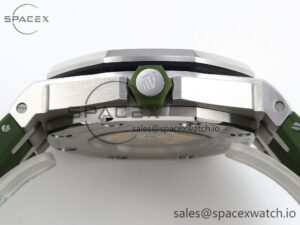 Audermars Piguet Royal Oak Offshore Diver 15710 IPF 1:1 Best Edition Green Dial on Green Rubber Strap SA3120 Super Clone - Image 14