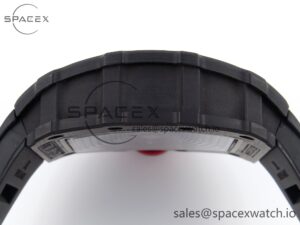 Richard Mille RM035 BLACK CARBON SONIC BEST EDITION SKELETON DIAL ON BLACK RUBBER STRAP CLONE RMUL2 - Image 13