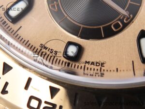 Rolex Daytona 116505 Clean 1:1 Best Edition RG Dial Black Markers on RG Bracelet SA4130 V2 - Image 12