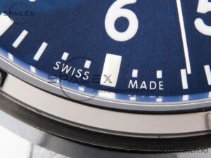 Iwc Pilot Mark XX IW328203 ZF 1:1 Best Edition Blue Dial on Dark Blue Leather Strap A32111 - Image 12