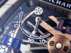 Richard Mille RM21-01 RG Tourbillon RMF Best Edition Skeleton Dial on White Rubber Strap - Image 11