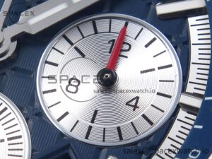Audermars Piguet Royal Oak Offshore 44mm SS Bezel APF 1:1 Best Edition Blue/Silver Dial on Blue Rubber Strap A4401 - Image 10