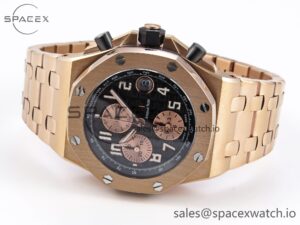 Audemars Piguet Royal Oak Offshore 42mm RG/RG Black/Gold APF A3126 - Image 5