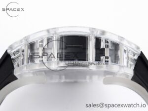 Richard Mille RM035 Transparent SONIC Best Edition Skeleton Dial on Black Nylon Strap Clone RMUL2 - Image 13