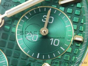 Audermars Piguet Royal Oak Chrono 26331 YG IPF 1:1 Best Edition Green Dial on YG Bracelet A7750 - Image 10