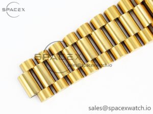 Rolex DayDate 36mm YG/YG Pres Orange Gradient Dial RAF A2834 - Image 24