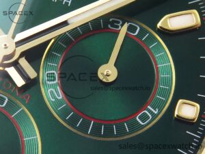 Rolex Daytona 116508 KING 1:1 Best Edition Green Dial on YG Bracelet SA4130 - Image 10