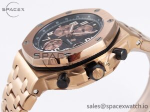Audemars Piguet Royal Oak Offshore 42mm RG/RG Black/Gold APF A3126 - Image 7