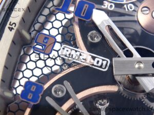 Richard Mille RM21-01 RG Tourbillon RMF Best Edition Skeleton Dial on Black Rubber Strap - Image 13
