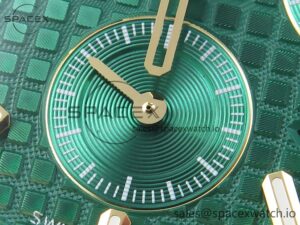 Audermars Piguet Royal Oak Chrono 26331 YG IPF 1:1 Best Edition Green Dial on YG Bracelet A7750 - Image 11
