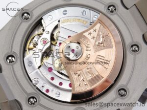 AUDEMARS PIGUET ROYAL OAK OFFSHORE 42MM SS APF 1:1 BEST EDITION BROWN DIAL CERAMIC BEZEL ON GRAY RUBBER STRAP A3126 - Image 20