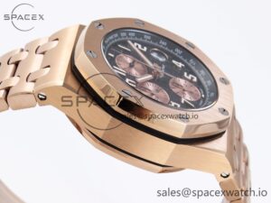 Audemars Piguet Royal Oak Offshore 42mm RG/RG Black/Gold APF A3126 - Image 8