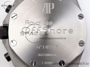 AUDEMARS PIGUET ROYAL OAK OFFSHORE 42MM SAFARI SS APF 1:1 BEST EDITION WHITE DIAL ON BROWN LEATHER STRAP A7750 - Image 20