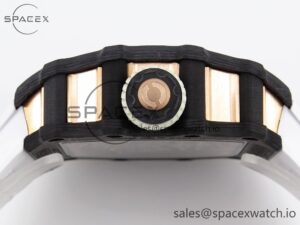 Richard Mille RM21-01 RG Tourbillon RMF Best Edition Skeleton Dial on White Rubber Strap - Image 15