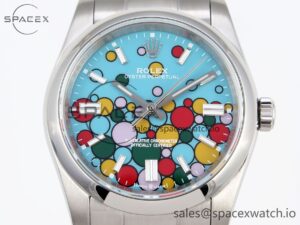 Rolex Oyster Perpetual 126000 36mm KRF 1:1 Best Edition 904L Steel Celebration Dial A2824 - Image 2