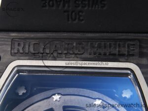 Richard Mille RM035 BLACK CARBON SONIC BEST EDITION SKELETON DIAL ON BLACK RUBBER STRAP CLONE RMUL2 - Image 21