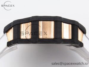 Richard Mille RM21-01 RG Tourbillon RMF Best Edition Skeleton Dial on White Rubber Strap - Image 14