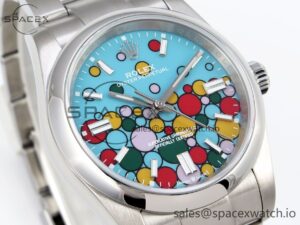 Rolex Oyster Perpetual 126000 36mm KRF 1:1 Best Edition 904L Steel Celebration Dial A2824 - Image 3