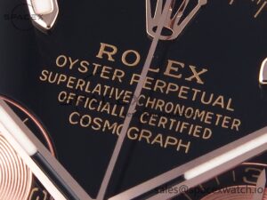 Rolex Daytona 116505 KING 1:1 Best Edition Black/RG Dial on RG Bracelet SA4130 - Image 9