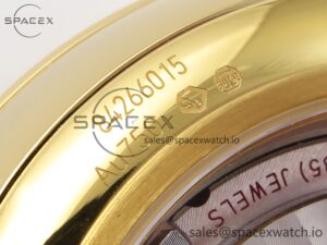 Omega De Ville Date YG MKF 1:1 Best Edition White Textured Dial Roman Marker on Brown Leather Strap A8800 - Image 21