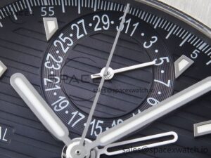 Patek Philippe Nautilus 5990 SS SPPF 1:1 Best Edition Gray Dial on SS Bracelet A28-520 Clone - Image 9