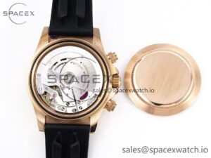 Rolex Daytona 116515 BTF 1:1 Best Edition Black Diamonds Dial on Oysterflex Strap SA4130 V2 - Image 18