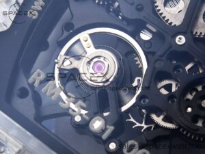 Richard Mille RM035 Transparent SONIC Best Edition Skeleton Dial on Black Nylon Strap Clone RMUL2 - Image 21