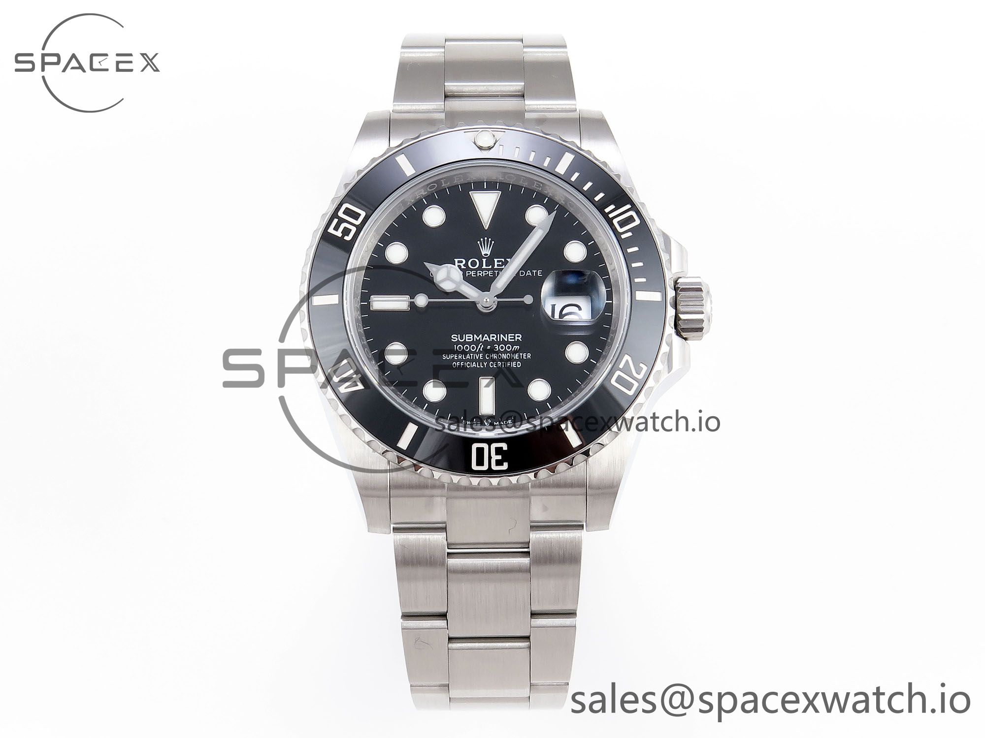 IMG_0064 Rolex Submariner 41mm 126610 LN Black Ceramic 904L Steel C+S 1:1 Best Edition VR3235 - Image 1