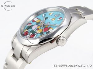 Rolex Oyster Perpetual 126000 36mm KRF 1:1 Best Edition 904L Steel Celebration Dial A2824 - Image 7