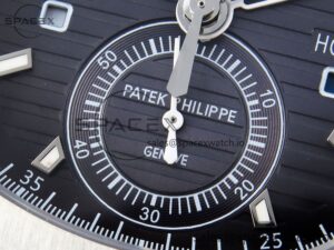 Patek Philippe Nautilus 5990 SS SPPF 1:1 Best Edition Gray Dial on SS Bracelet A28-520 Clone - Image 11
