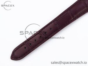 Omega De Ville Date RG MKF 1:1 Best Edition White Dial Roman Marker on Brown Leather Strap A8800 - Image 23