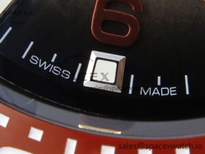 Omega SEAMASTER PLANET OCEAN 6000M ULTRA DEEP 45.5MM SS TF 1:1 BEST EDITION GRAY DIAL ORANGE BEZEL ON RUBBER STRAP A2824 - Image 11