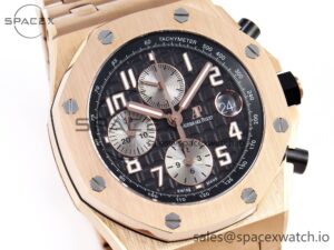 Audemars Piguet Royal Oak Offshore 42mm RG/RG Black/Num APF A3126 - Image 3