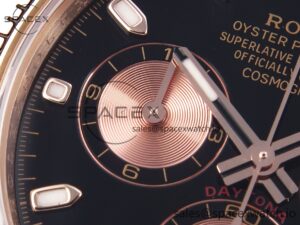 Rolex Daytona 116505 KING 1:1 Best Edition Black/RG Dial on RG Bracelet SA4130 - Image 13