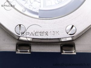 Audermars Piguet Royal Oak Offshore 44mm SS Bezel APF 1:1 Best Edition Blue/Silver Dial on Blue Rubber Strap A4401 - Image 25