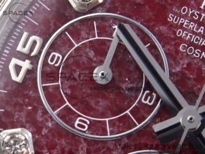 Rolex Daytona 116509 Clean 1:1 Best Edition 904L SS Case Garnet Dial on Oysterflex Stainless Stee Strap A4130 - Image 13