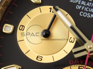 Rolex Daytona 116518 APSF 1:1 Best Edition Black/YG Dial on Oysterflex Rubber Strap SH4130 $808.00 - Image 12