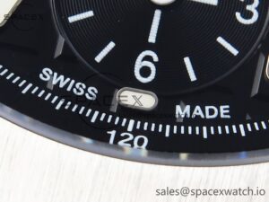 Audermars Piguet Royal Oak Offshore 42mm SS APF 1:1 Best Edition Black Dial White Markers on Black Leather Strap A7750 - Image 12