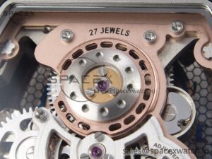 Richard Mille RM21-01 RG Tourbillon RMF Best Edition Skeleton Dial on White Rubber Strap - Image 20
