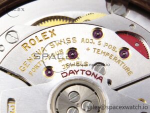 Rolex Daytona 116515 Clean 1:1 Best Edition Black Diamonds Dial on Oysterflex Strap SA4130 V2 - Image 17