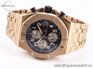 Audemars Piguet Royal Oak Offshore 42mm RG/RG Black/Num APF A3126 - Image 5
