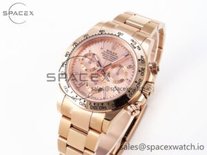 Rolex Daytona 116505 KING 1:1 Best Edition RG Crystal Dial on RG Bracelet SA4130 - Image 4