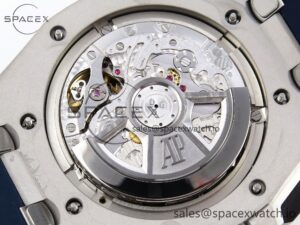 Audermars Piguet Royal Oak Offshore 44mm SS Bezel APF 1:1 Best Edition Blue/Silver Dial on Blue Rubber Strap A4401 - Image 20