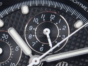 Audermars Piguet Royal Oak Offshore 42mm Black Ceramic APF 1:1 Best Edition Black Textured Dial on Black Rubber Strap A4404 - Image 9