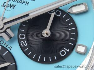 Rolex Daytona DIW Carbon Case and Bezel DIWF Edition White/Blue Dial on Blue Nylon Strap A7750 - Image 10