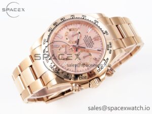 Rolex Daytona 116505 KING 1:1 Best Edition RG Crystal Dial on RG Bracelet SA4130 - Image 6